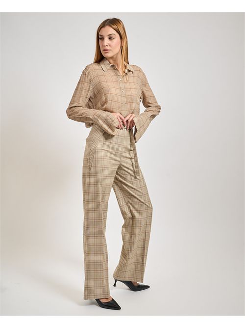 Camicia donna Patrizia Pepe fantasia checked PATRIZIA PEPE | 8C0817-AN113FG14